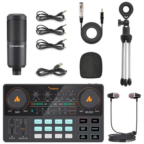 MaonoCaster Lite | All-In-One Audio Production Studio Kit + Studio Headphones