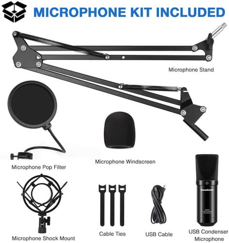 Maono USB Condenser Microphone Kit